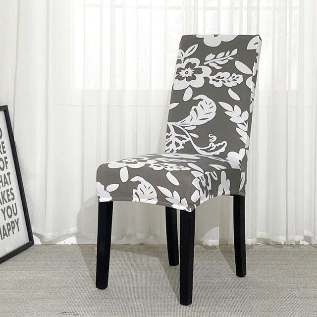 Chair Covers For Dining Room Stretch Spandex Removable Washable Anti-dust Seat Slipcover Multicolor  Chair covers  Chair Covers For Dining Room With Printed Patterns Easy Slip-on Stretchy Dining Room Chair Covers