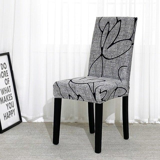 Chair Covers For Dining Room Stretch Spandex Removable Washable Anti-dust Seat Slipcover Multicolor  Chair covers  Chair Covers For Dining Room With Printed Patterns Easy Slip-on Stretchy Dining Room Chair Covers