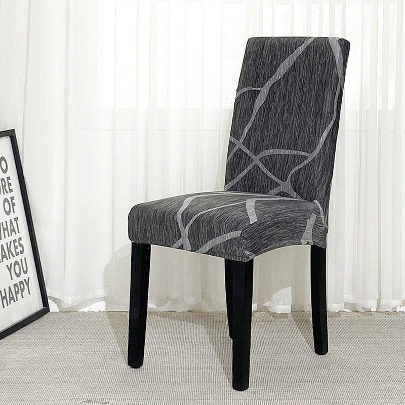 Chair Covers For Dining Room Stretch Spandex Removable Washable Anti-dust Seat Slipcover Multicolor  Chair covers  Chair Covers For Dining Room With Printed Patterns Easy Slip-on Stretchy Dining Room Chair Covers