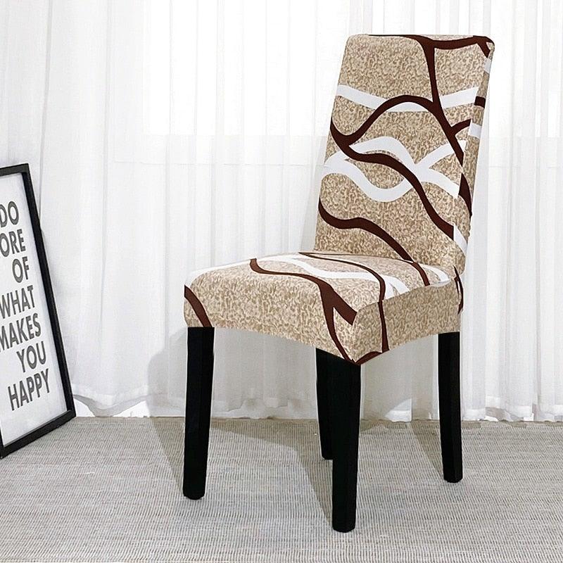 Chair Covers For Dining Room Stretch Spandex Removable Washable Anti-dust Seat Slipcover Multicolor  Chair covers  Chair Covers For Dining Room With Printed Patterns Easy Slip-on Stretchy Dining Room Chair Covers