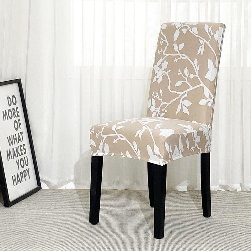Chair Covers For Dining Room Stretch Spandex Removable Washable Anti-dust Seat Slipcover Multicolor  Chair covers  Chair Covers For Dining Room With Printed Patterns Easy Slip-on Stretchy Dining Room Chair Covers