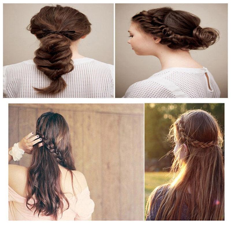 Charming French Style 1pcs Women Girls Sponge Hair Braider Plait Hair Twist Braiding Tool Hair Styling Tools Small And Easy to Carry Hair Accessories