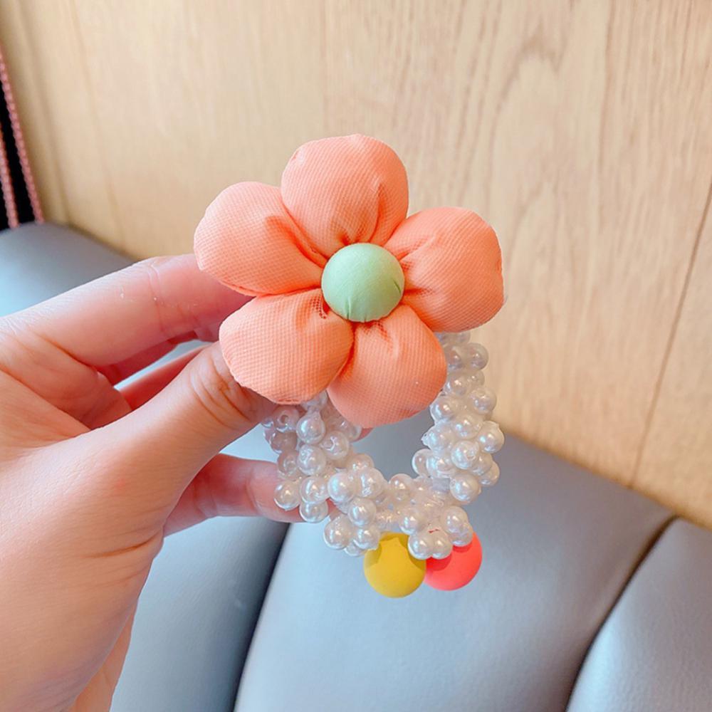 Children's Crown Headwear Birthday Show Princess Baby's Rhinestone Comb Hairpin Hair Clip Hair Jewelry Pearl Hair Ties Fashion For All Hair Types Elastic Beaded Hair Bands With Crown Scrunchies For Women