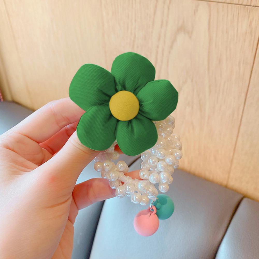 Children's Crown Headwear Birthday Show Princess Baby's Rhinestone Comb Hairpin Hair Clip Hair Jewelry Pearl Hair Ties Fashion For All Hair Types Elastic Beaded Hair Bands With Crown Scrunchies For Women
