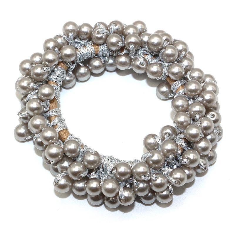 Children's Crown Headwear Birthday Show Princess Baby's Rhinestone Comb Hairpin Hair Clip Hair Jewelry Pearl Hair Ties Fashion For All Hair Types Elastic Beaded Hair Bands With Crown Scrunchies For Women