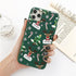 Christmas Beautiful Santa Phone Case For iPhone 13 14 12 11 Pro Max Mini 14Plus Soft Silicone Cover Christmas Silicone Mobile Phone Case Protective Case Comfortable Case for iPhone