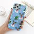 Christmas Beautiful Santa Phone Case For iPhone 13 14 12 11 Pro Max Mini 14Plus Soft Silicone Cover Christmas Silicone Mobile Phone Case Protective Case Comfortable Case for iPhone