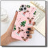 Christmas Beautiful Santa Phone Case For iPhone 13 14 12 11 Pro Max Mini 14Plus Soft Silicone Cover Christmas Silicone Mobile Phone Case Protective Case Comfortable Case for iPhone