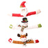 Christmas Curtain Buckle Tieback Flannel Door Curtain Home DecorateChristmas Trees New Year Snowmen Window Decorations Curtain Holdback Fastener Clamp Wine Bottle Topper Hugger Holder Snowman Christmas Ornaments Home Decor