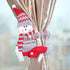 Christmas Curtain Holder Merry Christmas Decoration For Home Ornament New Year Santa Claus Xmas Curtain Home Decorr Creative Curtain Tieback Hold Back Fastener Christmas Wine Bottle Topper for Xmas Holiday Home Window Decorations