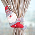 Christmas Curtain Holder Merry Christmas Decoration For Home Ornament New Year Santa Claus Xmas Curtain Home Decorr Creative Curtain Tieback Hold Back Fastener Christmas Wine Bottle Topper for Xmas Holiday Home Window Decorations