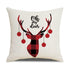 Christmas Pillow Covers Xmas Decorative Christmas Pillow Covers Christmas Decor Pillow Cases Retro Beautiful Cushion Cover Throw Pillowcase Winter Holiday Cushion Case For Home Decor 45x45CM