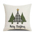 Christmas Pillow Covers Xmas Decorative Christmas Pillow Covers Christmas Decor Pillow Cases Retro Beautiful Cushion Cover Throw Pillowcase Winter Holiday Cushion Case For Home Decor 45x45CM