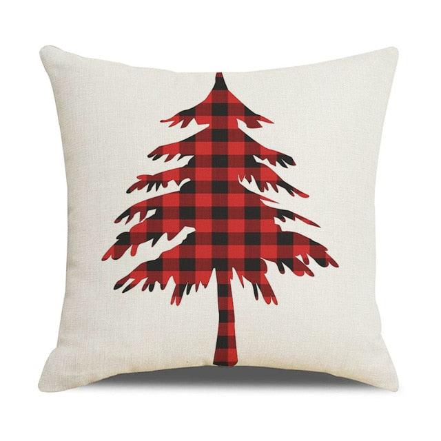 Christmas Pillow Covers Xmas Decorative Christmas Pillow Covers Christmas Decor Pillow Cases Retro Beautiful Cushion Cover Throw Pillowcase Winter Holiday Cushion Case For Home Decor 45x45CM