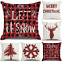 Christmas Pillow Covers Xmas Decorative Christmas Pillow Covers Christmas Decor Pillow Cases Retro Beautiful Cushion Cover Throw Pillowcase Winter Holiday Cushion Case For Home Decor 45x45CM