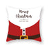 Christmas Xmas Red Pillow Case Tree Decoration Xmas Series Cushion Cover Case Pillow Zippered Square Pillowcase Santa Claus Cushion Cover Christmas Decorations For Home Snowman 45x45CM