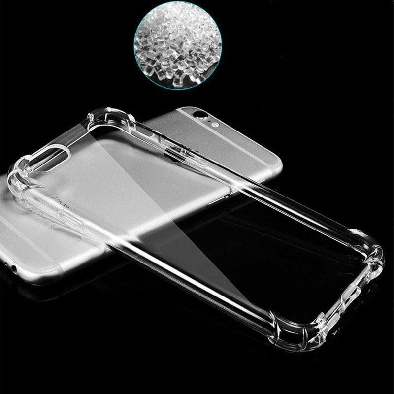 Classic Transparent Clear Soft Shockproof Phone Case Cover For iPhone Simple Phone Cases For iPhone XS 11 Pro MAX 6 6s 7 8 Plus Case Cover Silicone Case iPhone XR X 7 8 6 5 5S  5C Case For iphone