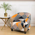 Club Chair Cover Armchair Slipcover Geometric Printed Small Sofa Covers Protect For Pets Chair Decoration Chair Slipcover Decoration Club Chair Cover Spandex Elastic Armchair Slipcover Geometric Printed Small Sofa Covers Protect For Living Room Hotel Bar