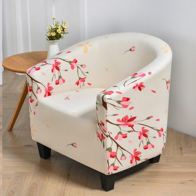 Club Chair Cover Armchair Slipcover Geometric Printed Small Sofa Covers Protect For Pets Chair Decoration Chair Slipcover Decoration Club Chair Cover Spandex Elastic Armchair Slipcover Geometric Printed Small Sofa Covers Protect For Living Room Hotel Bar
