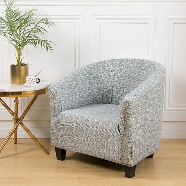 Club Chair Cover Armchair Slipcover Geometric Printed Small Sofa Covers Protect For Pets Chair Decoration Chair Slipcover Decoration Club Chair Cover Spandex Elastic Armchair Slipcover Geometric Printed Small Sofa Covers Protect For Living Room Hotel Bar