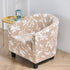 Club Chair Cover Armchair Slipcover Geometric Printed Small Sofa Covers Protect For Pets Chair Decoration Chair Slipcover Decoration Club Chair Cover Spandex Elastic Armchair Slipcover Geometric Printed Small Sofa Covers Protect For Living Room Hotel Bar