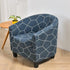 Club Chair Cover Armchair Slipcover Geometric Printed Small Sofa Covers Protect For Pets Chair Decoration Chair Slipcover Decoration Club Chair Cover Spandex Elastic Armchair Slipcover Geometric Printed Small Sofa Covers Protect For Living Room Hotel Bar