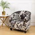 Club Chair Cover Armchair Slipcover Geometric Printed Small Sofa Covers Protect For Pets Chair Decoration Chair Slipcover Decoration Club Chair Cover Spandex Elastic Armchair Slipcover Geometric Printed Small Sofa Covers Protect For Living Room Hotel Bar