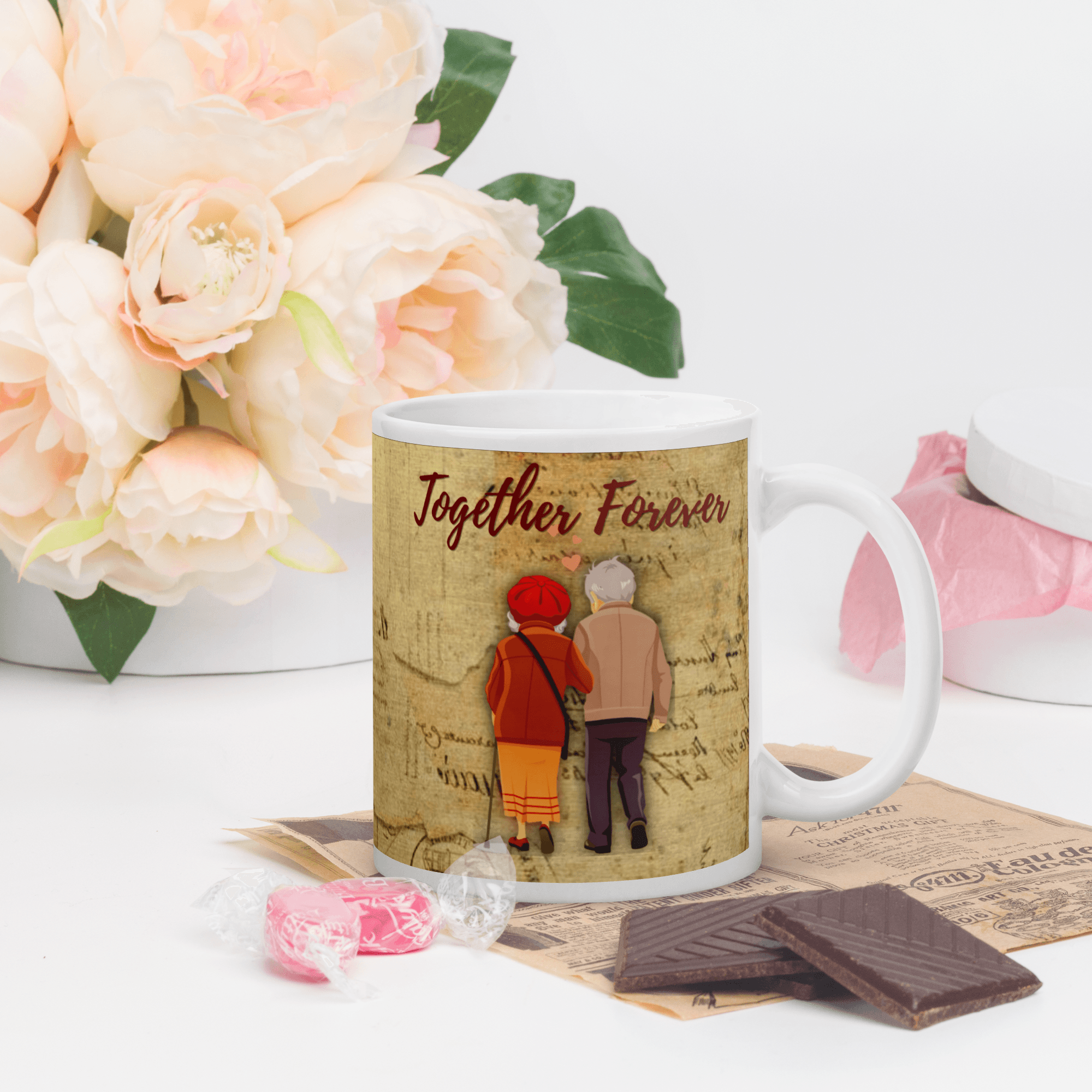 Coffee Mug Gift for Lovers We'll Grow Old Together Gifts for Him, Her, Husband, Wife, Him And Her Gifts Holiday, Birthday, Valentine Day Gifts. Valentine Day Gift for Wife From Husband Romantic Gift For Her - Both Sides Printed - ALLURELATION - 599, Coffee Mug Gift, Coffee Mugs, Couple Mugs, Couples Gifts, customized Mugs, Gifts for Lovers, Girlfriend Gifts, His and Hers, His and Hers Coffee Mugs, Love Gifts, Print on demand, Romantic Gifts for Her, Valentine Day Gift for Wife, Wife Gifts - Stevvex.com