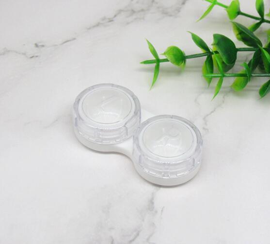 Colorful Contact Lens Cases Box With Mirror Cute Girl Fruit Women Mini Eyes Contact Lenses Case Container Travel Kit Set Colorful Contact Lens Case Travel Kit Contact Box Holder Lightweight Storage Container With Mirror