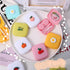 Colorful Contact Lens Cases Box With Mirror Cute Girl Fruit Women Mini Eyes Contact Lenses Case Container Travel Kit Set Colorful Contact Lens Case Travel Kit Contact Box Holder Lightweight Storage Container With Mirror
