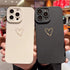 Colorful Love Heart Phone Case For iPhone 12 13 Pro Max 14 Pro Candy Color Soft Silicone Back Cover Shockproof Anti-Fingerprint Phone Case Lovely Gift For Women