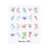 Cool Geometrics Pattern Water Decals Stickers Flower Leaves Slider For Nails Spring Summer Nail Art Decoration Tattoos Women Nail Art Stickers Water Transfer Decals Design Nail Art Supplies Manicure Acrylic Nail Foil Stencils Decorations
