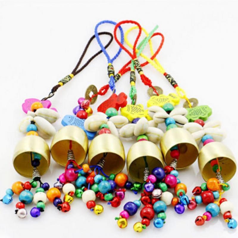 Copper Lucky Wind-chimes  Style Alloy Bell Yard Garden Outdoor Living Feng Shui Wind Chimes For A Gift Home Decor For Good Luck Garden Hanging Decoration Gift