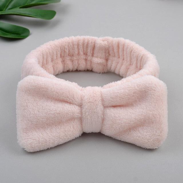 Coral Fleece Soft Headband Cross Top Knot Hairband Elastic Hair Band For Women Girls Wash Face Turban Headwear Gorgeous Hair Accessories For Women
