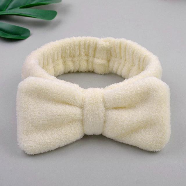 Coral Fleece Soft Headband Cross Top Knot Hairband Elastic Hair Band For Women Girls Wash Face Turban Headwear Gorgeous Hair Accessories For Women