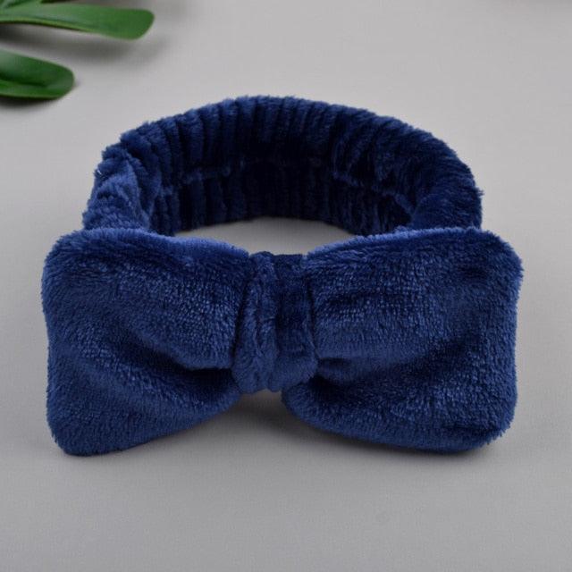 Coral Fleece Soft Headband Cross Top Knot Hairband Elastic Hair Band For Women Girls Wash Face Turban Headwear Gorgeous Hair Accessories For Women