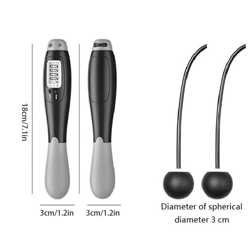 Cordless Jump Ropes Smart Electronic Digital Wireless Skip Rope Calorie Consumption Fitness Body Building Exercise Jumping Rope Calorie Counter For Fitness Exercise Boxing Cordless Skipping Rope For Adults Men Women