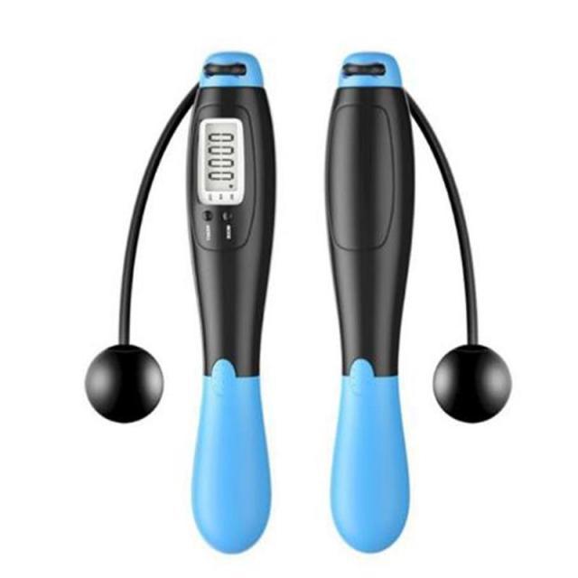 Cordless Jump Ropes Smart Electronic Digital Wireless Skip Rope Calorie Consumption Fitness Body Building Exercise Jumping Rope Calorie Counter For Fitness Exercise Boxing Cordless Skipping Rope For Adults Men Women