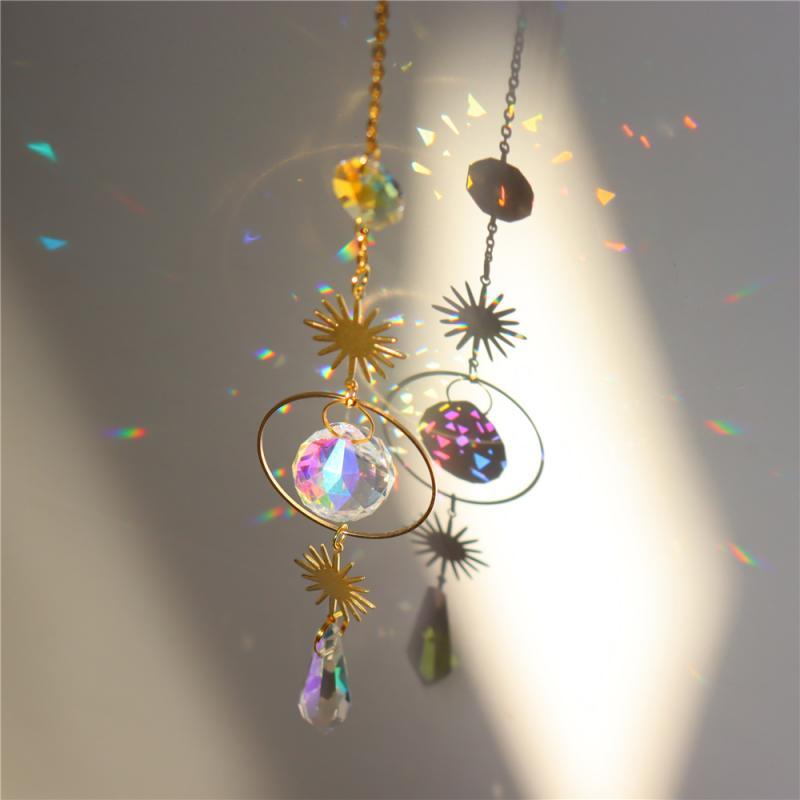 Crystal Dream Wind Chimes Dream Catcher Gifts Wall Hanging Home Decoration Window Wind Spinner OrnamentFor Bedroom Living Room Decoration Creative Girls Gifts Photography