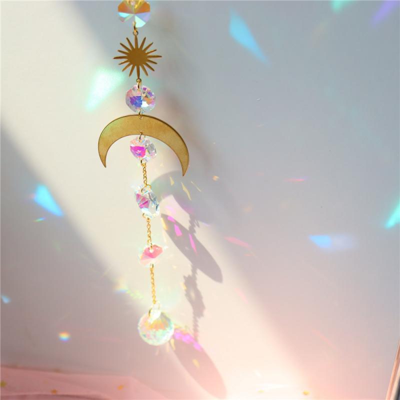 Crystal Dream Wind Chimes Dream Catcher Gifts Wall Hanging Home Decoration Window Wind Spinner OrnamentFor Bedroom Living Room Decoration Creative Girls Gifts Photography