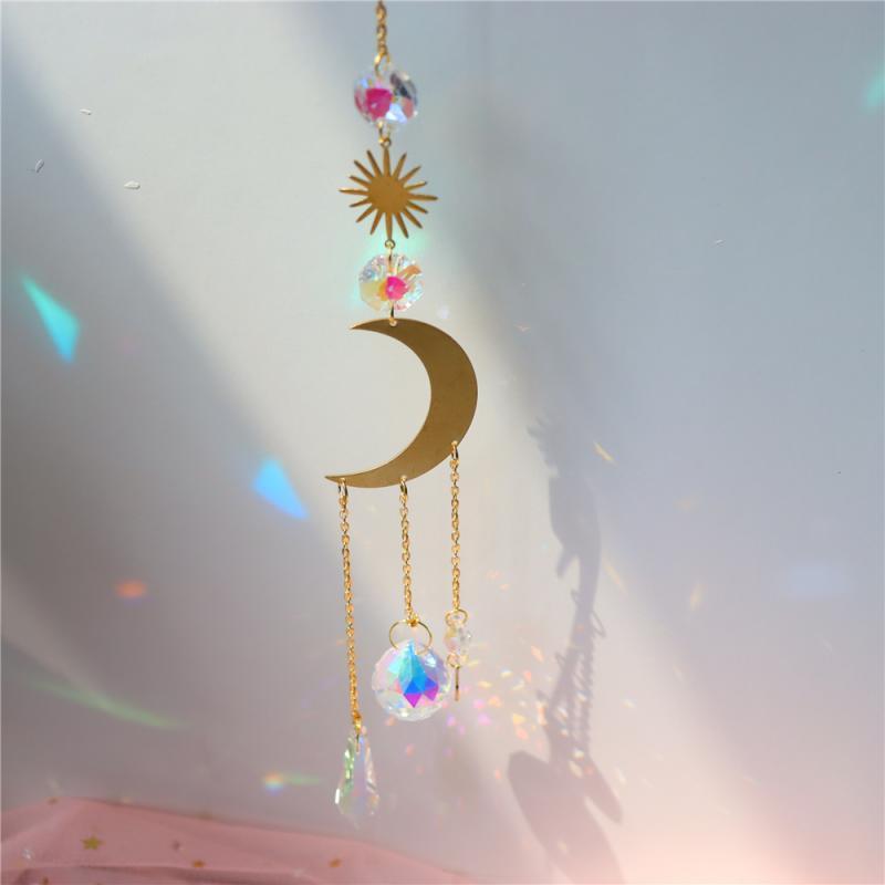 Crystal Dream Wind Chimes Dream Catcher Gifts Wall Hanging Home Decoration Window Wind Spinner OrnamentFor Bedroom Living Room Decoration Creative Girls Gifts Photography