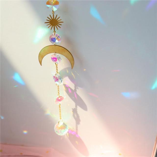 Crystal Dream Wind Chimes Dream Catcher Gifts Wall Hanging Home Decoration Window Wind Spinner OrnamentFor Bedroom Living Room Decoration Creative Girls Gifts Photography