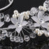 Crystal Pearl Hair Belt Wedding Bridal Hair Ornaments Hair Jewelry Decorations for Brides Wedding Gorgeous Hair Accessories For Women