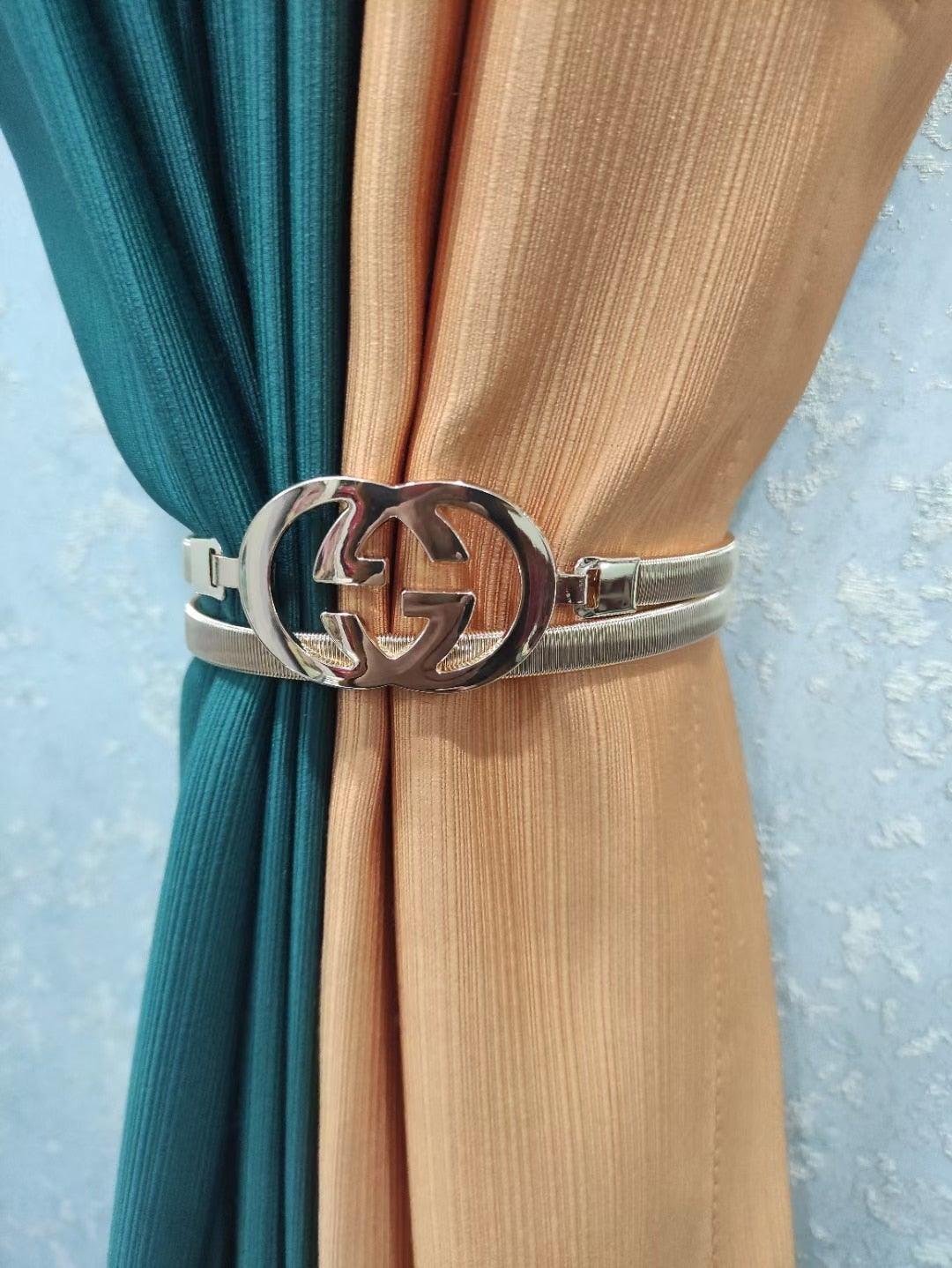 Curtain Tieback High Quality Holder Hook Buckle Clip Pretty and Fashion Polyester Decorative Home Accessories Magnetic Decorative Drapes Holdbacks Curtain Tiebacks Clips