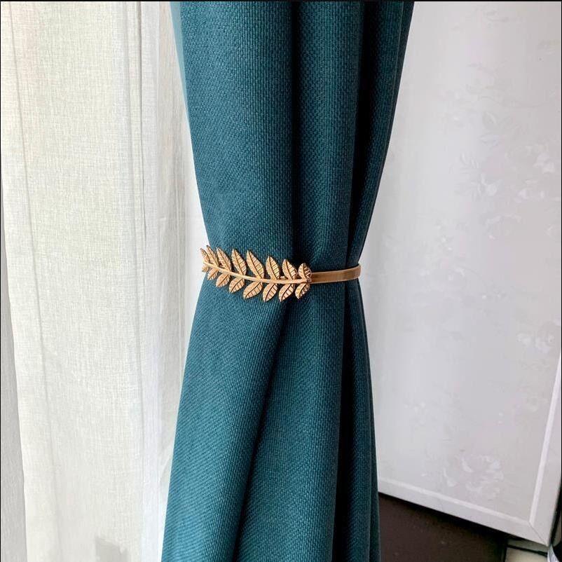 Curtain Tieback High Quality Holder Hook Buckle Clip Pretty and Fashion Polyester Decorative Home Accessories Magnetic Decorative Drapes Holdbacks Curtain Tiebacks Clips