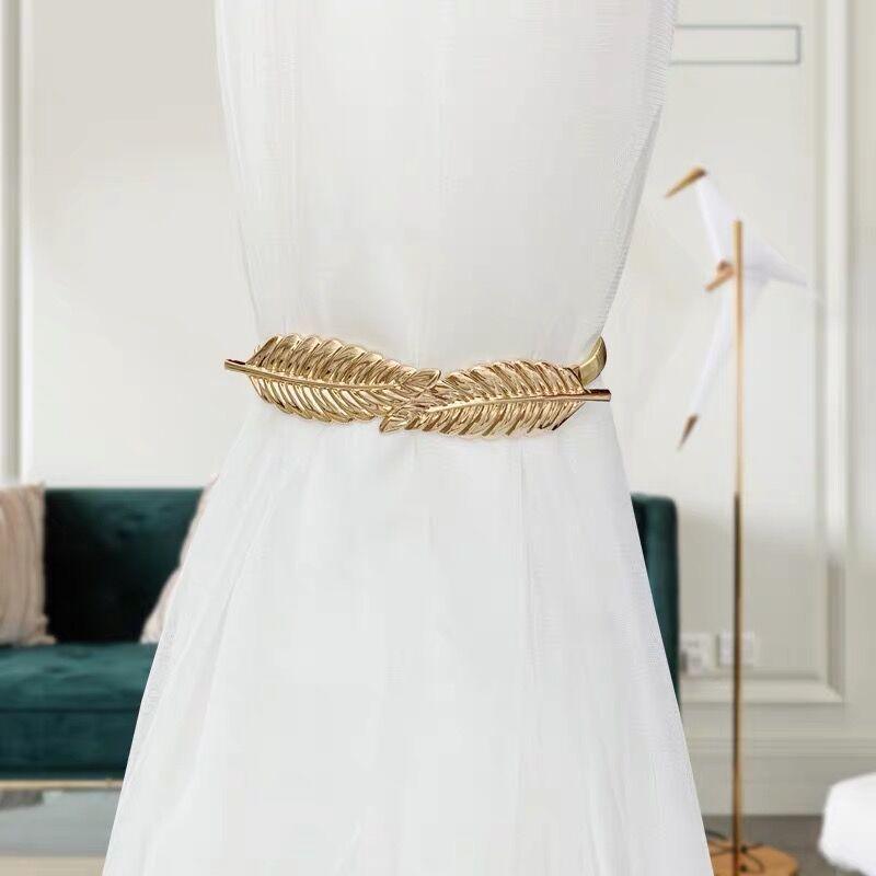 Curtain Tieback High Quality Holder Hook Buckle Clip Pretty and Fashion Polyester Decorative Home Accessories Magnetic Decorative Drapes Holdbacks Curtain Tiebacks Clips