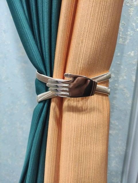 Curtain Tieback High Quality Holder Hook Buckle Clip Pretty and Fashion Polyester Decorative Home Accessories Magnetic Decorative Drapes Holdbacks Curtain Tiebacks Clips