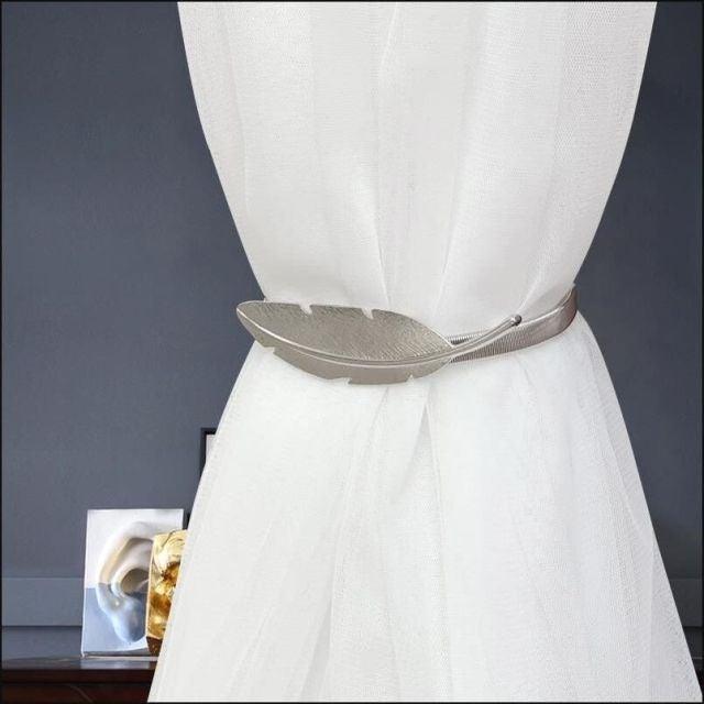 Curtain Tieback High Quality Holder Hook Buckle Clip Pretty and Fashion Polyester Decorative Home Accessories Magnetic Decorative Drapes Holdbacks Curtain Tiebacks Clips