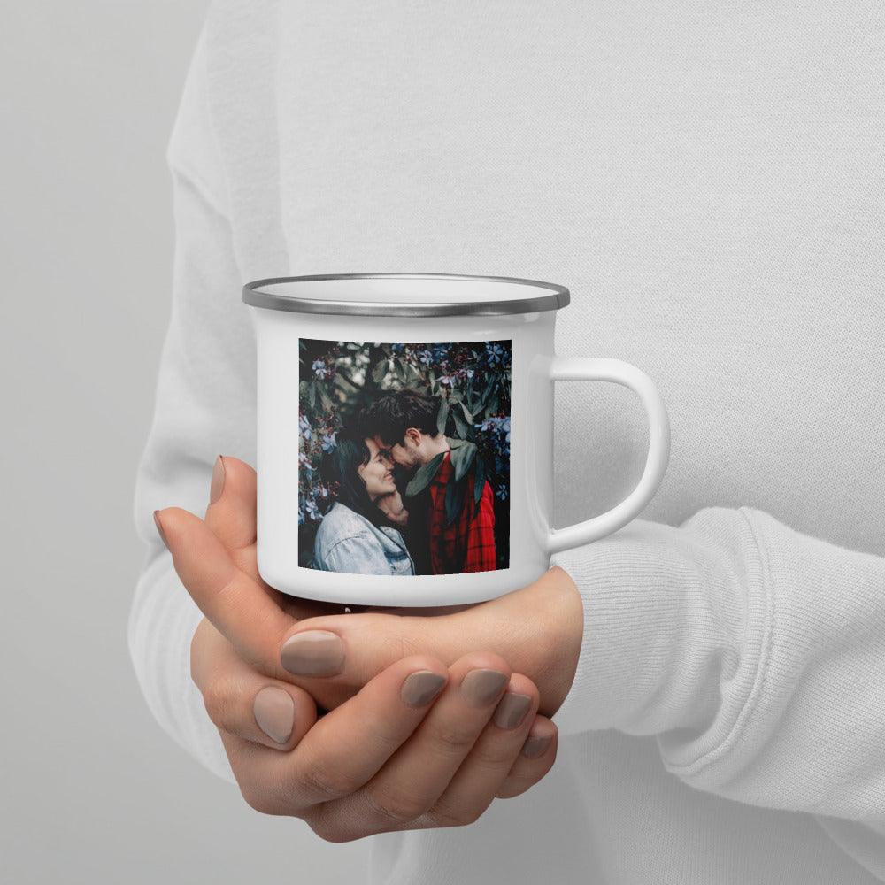 Custom Coffee Mugs - Add Your Name, Text or Letters or Pictures - Personalized Enamel Mugs Personalized Gifts for Men Women Novelty Mug Best Personalized Valentine's Day Gift for Him Her, For Loved Ones.