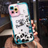 Cute Animal Panda Bear Phone Case For iPhone 14 Pro Max 13 12 11 X XS XR 7 8 Plus Transparent Soft Shockproof Camera Lens Protection Soft Silicone Shockproof Phone Case for iPhone